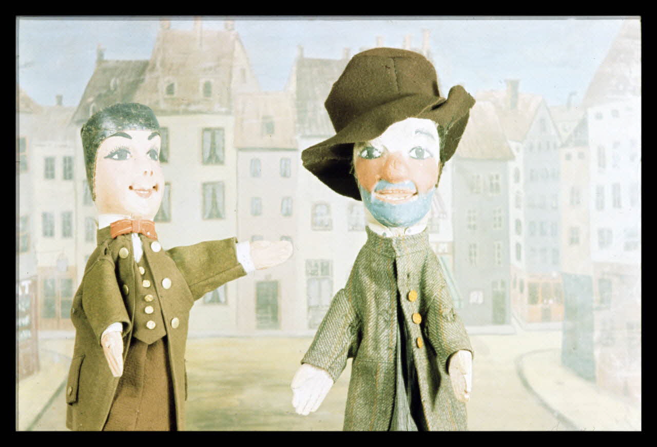 Jean-Dominique Lajoux photographie Lyon : Théâtre de marionnette Laurent Mouguet Ile-de-France, France 1968/12/1 Ph.1968.110.153 Photo