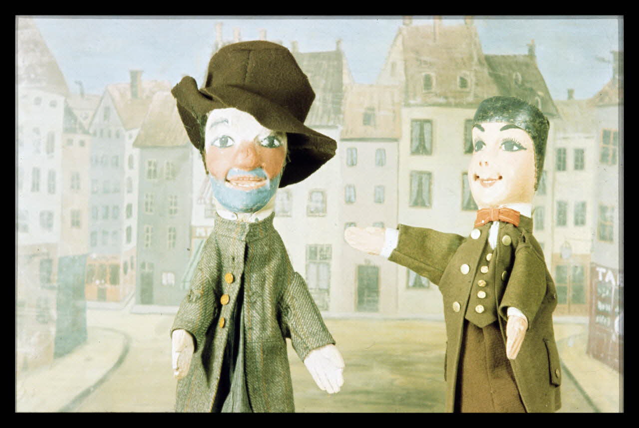 Jean-Dominique Lajoux photographie Lyon : Théâtre de marionnette Laurent Mouguet Ile-de-France, France 1968/12/1 Ph.1968.110.154 Photo