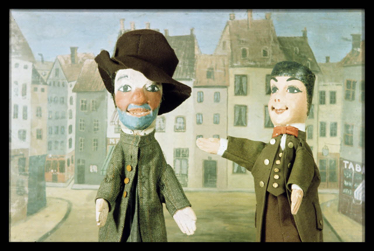 Jean-Dominique Lajoux photographie Lyon : Théâtre de marionnette Laurent Mouguet Ile-de-France, France 1968/12/1 Ph.1968.110.155 Photo