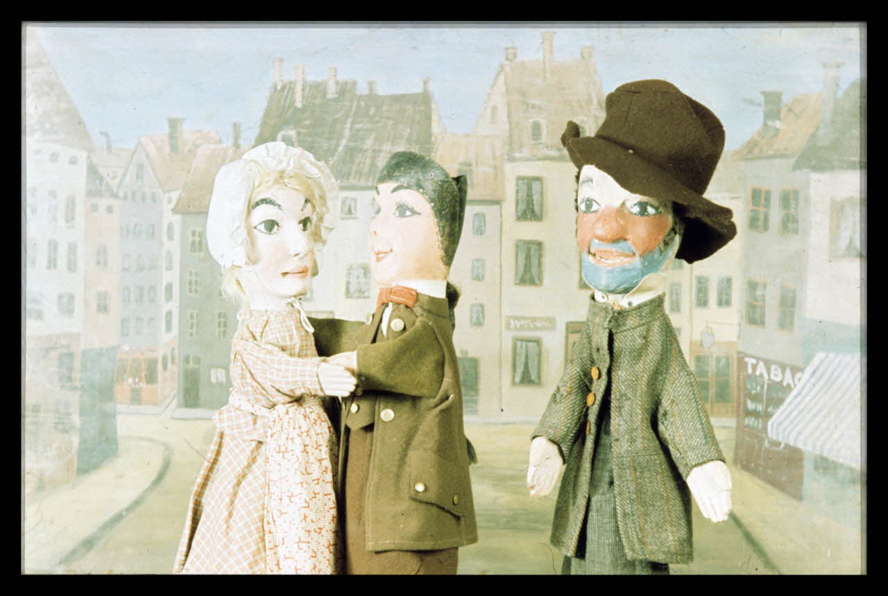 Jean-Dominique Lajoux photographie Lyon : Théâtre de marionnette Laurent Mouguet Ile-de-France, France 1968/12/1 Ph.1968.110.157 Photo