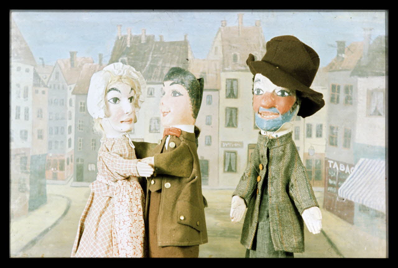 Jean-Dominique Lajoux photographie Lyon : Théâtre de marionnette Laurent Mouguet Ile-de-France, France 1968/12/1 Ph.1968.110.158 Photo