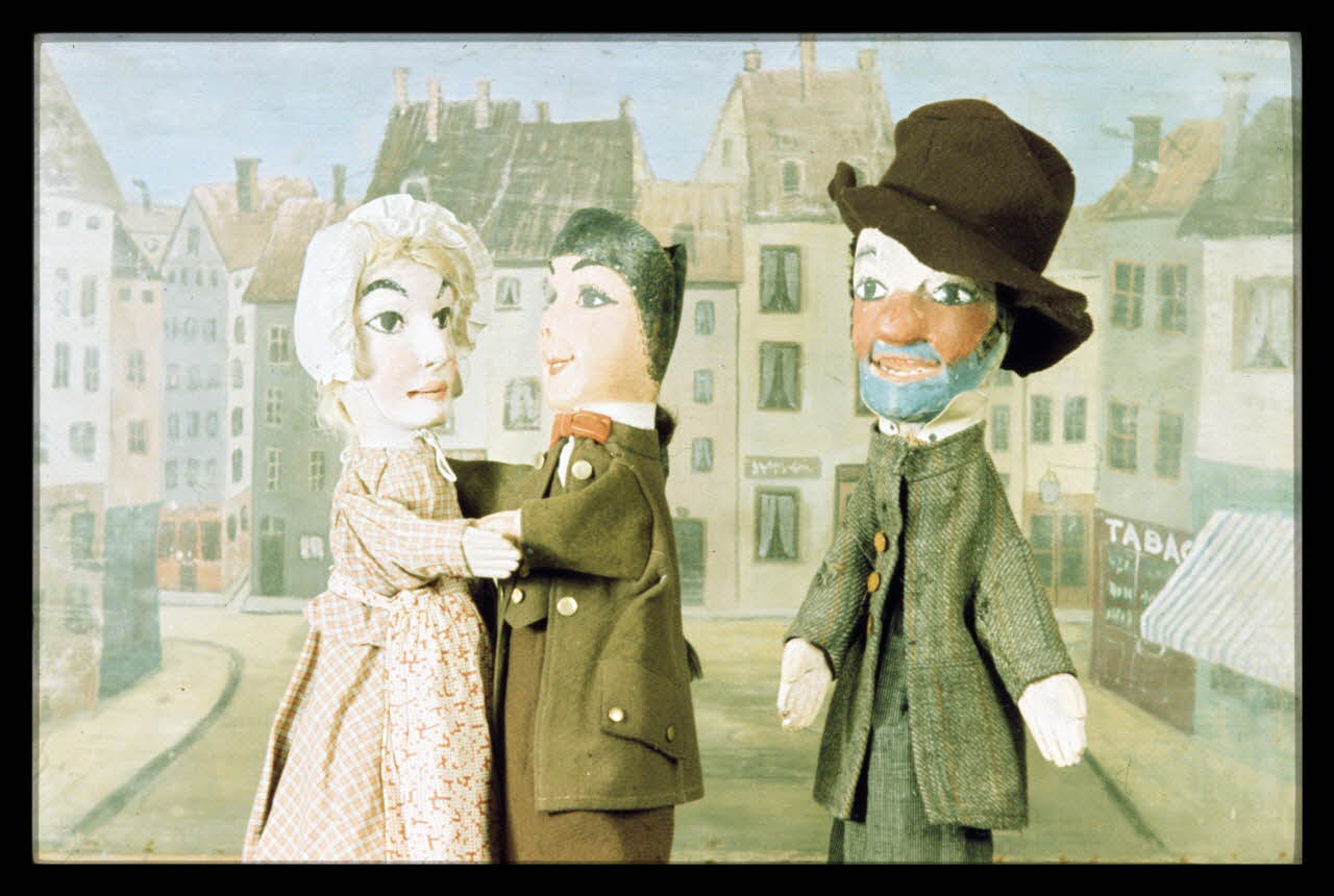 Jean-Dominique Lajoux photographie Lyon : Théâtre de marionnette Laurent Mouguet Ile-de-France, France 1968/12/1 Ph.1968.110.160 Photo