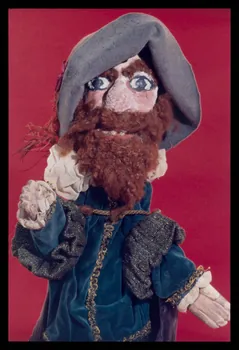 Alain Guey photographie Ogre. Marionnette à gaine. "Guignol Mourguet" (Lyon) (détail de la tête) Ile-de-France, France 1969/11/1 Ph.1969.12.466 Photo