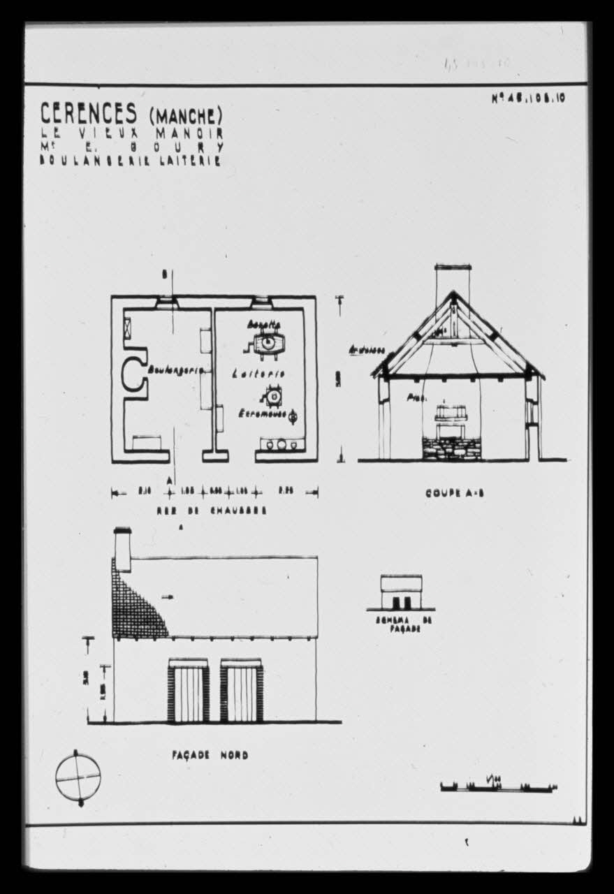 Alain Guey photographie MNATP. Chantier 1425. Enquête sur l’architecture rurale de la France II (1968 - 1990) Basse-Normandie, France 1969/10/1 Ph.1969.61.23 Photo
