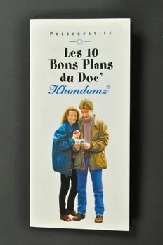 BROCHURE "Préservatifs. Les bons plans du Doc' Khondomz" 2002.126.58 Photo Mucem
