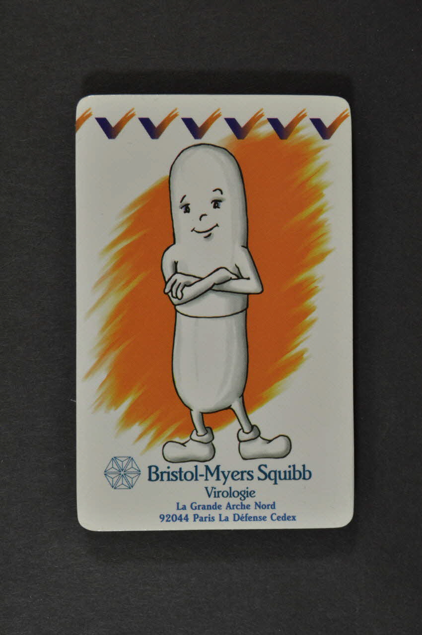 Bristol-Myers Squibb Dépliant "Videx Gélule gastro-résistante. Guide d'utilisation" France 2000/8 2002.126.68 Photo Mucem