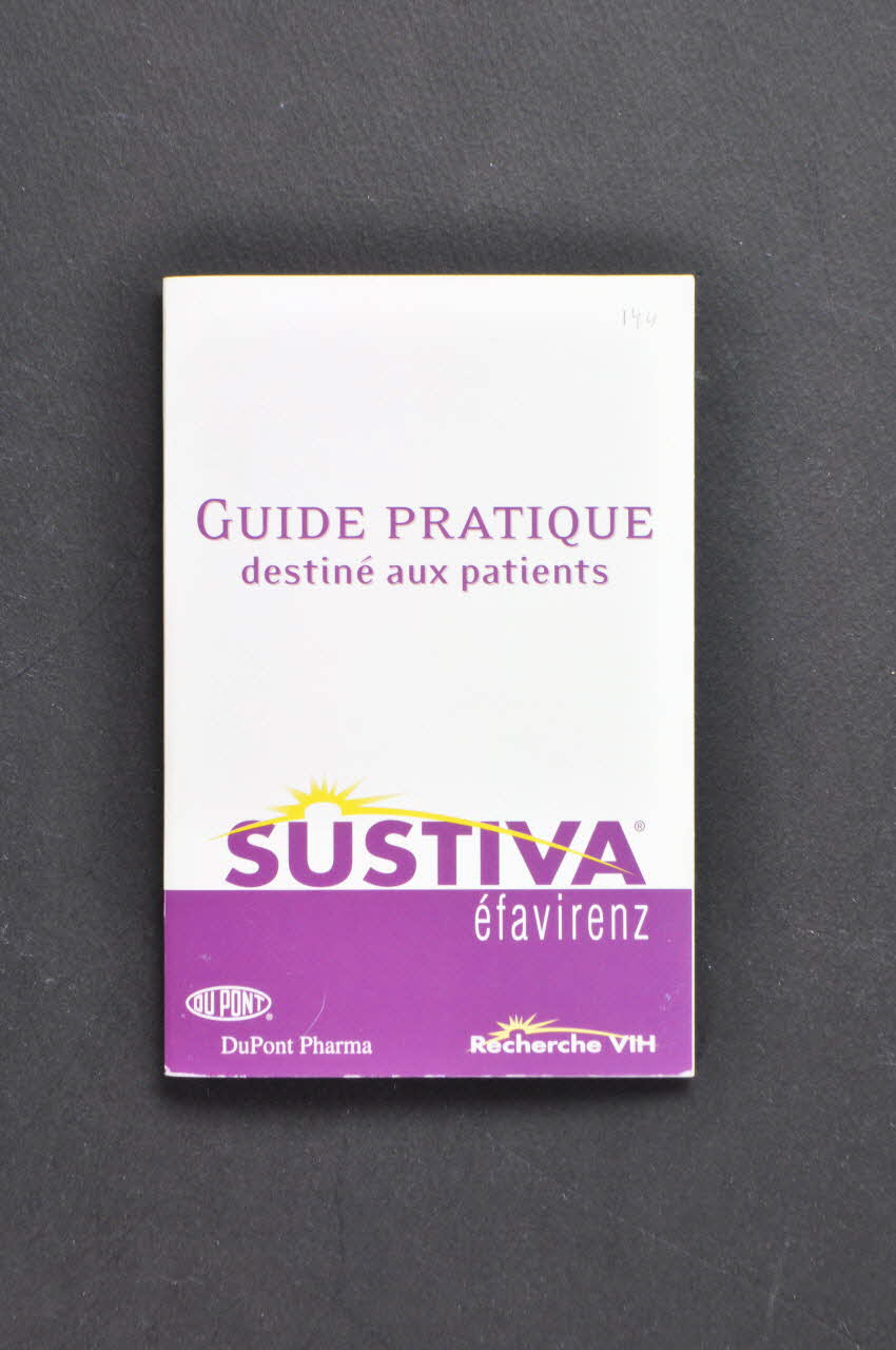 Dupont Pharma livret "Guide pratique destiné aux patients. Sustiva" France 2001/9 2002.126.72 Photo Mucem