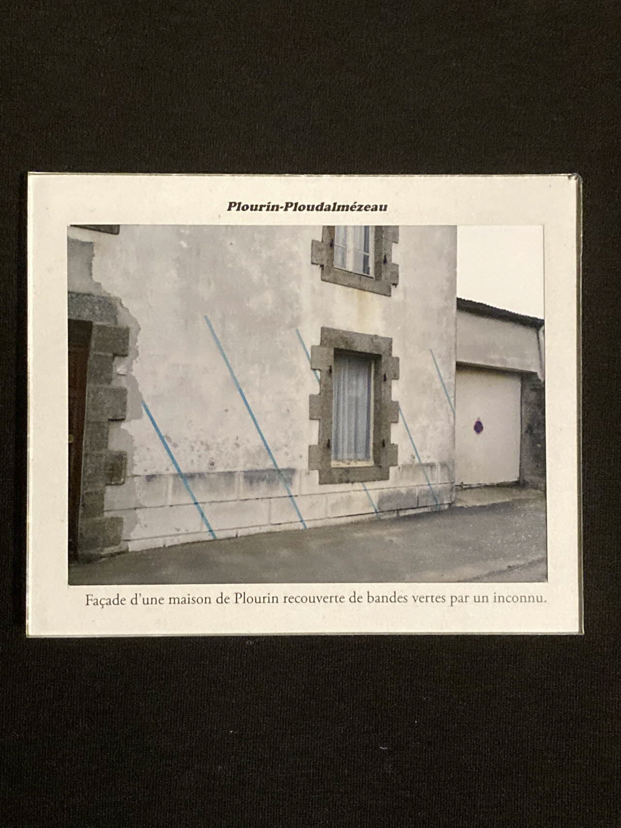 Pierre Fisher ; Justin Meekel élément de l'installation Verdure Tour : De la France mystérieuse Bretagne, France 2009/7/8-2009/8/13 2020.44.1.17 Photo Mucem