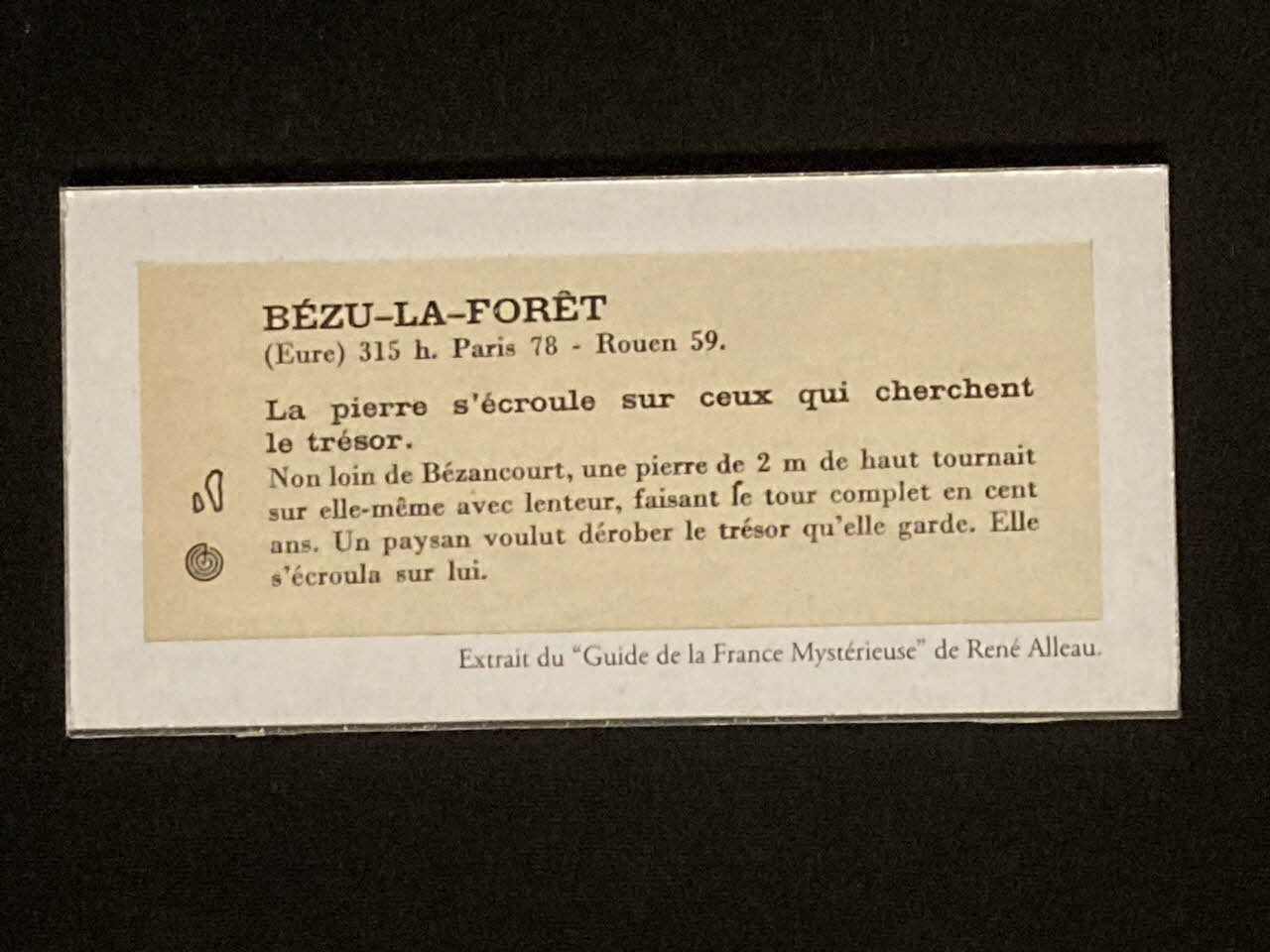 Pierre Fisher ; Justin Meekel élément de l'installation Verdure Tour : De la France mystérieuse 2009/7/8-2009/8/13 2020.44.1.2 Photo Mucem