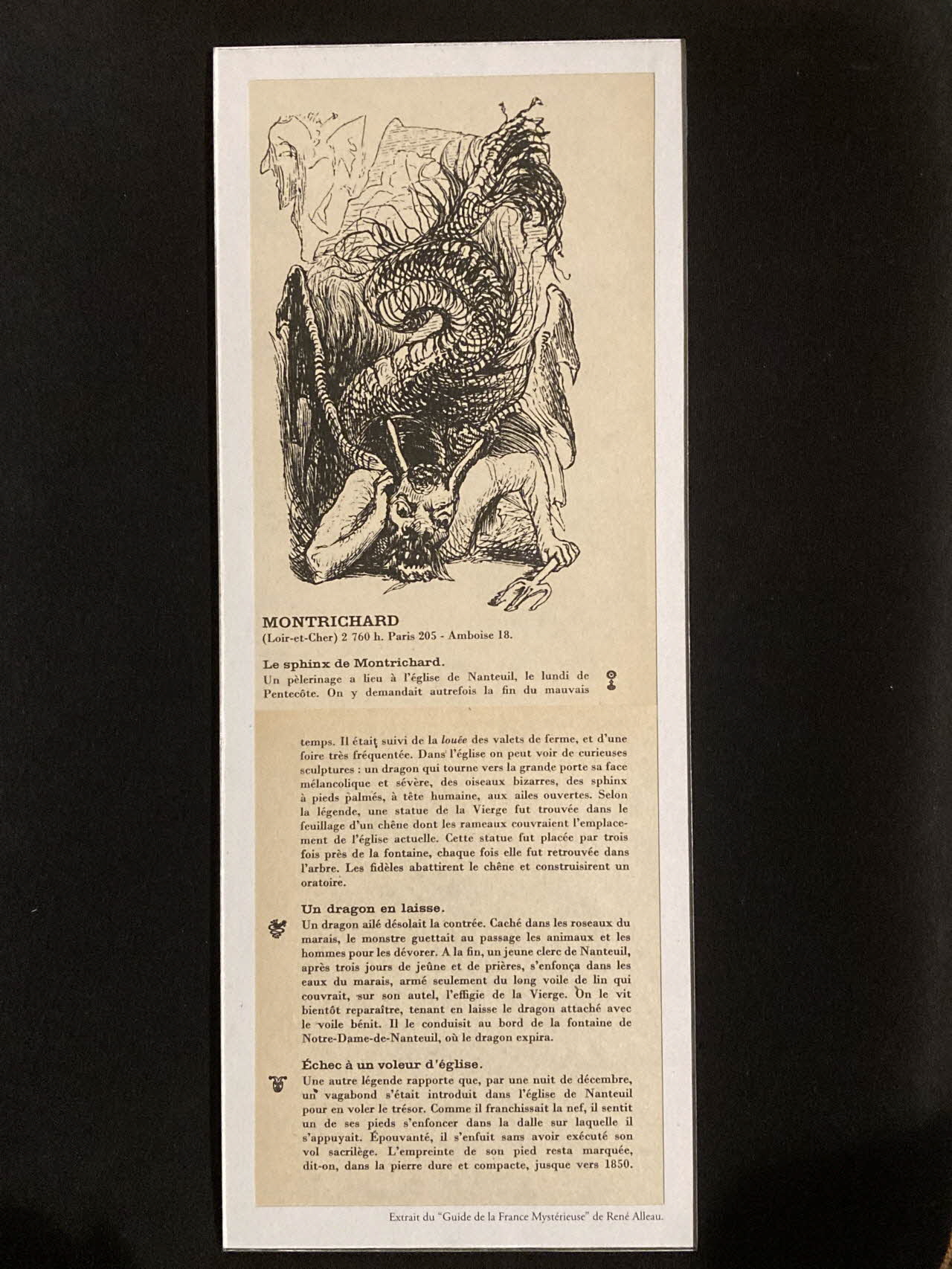 Pierre Fisher ; Justin Meekel élément de l'installation Verdure Tour : De la France mystérieuse Centre-Val de Loire, France 2009/7/8-2009/8/13 2020.44.1.36 Photo Mucem