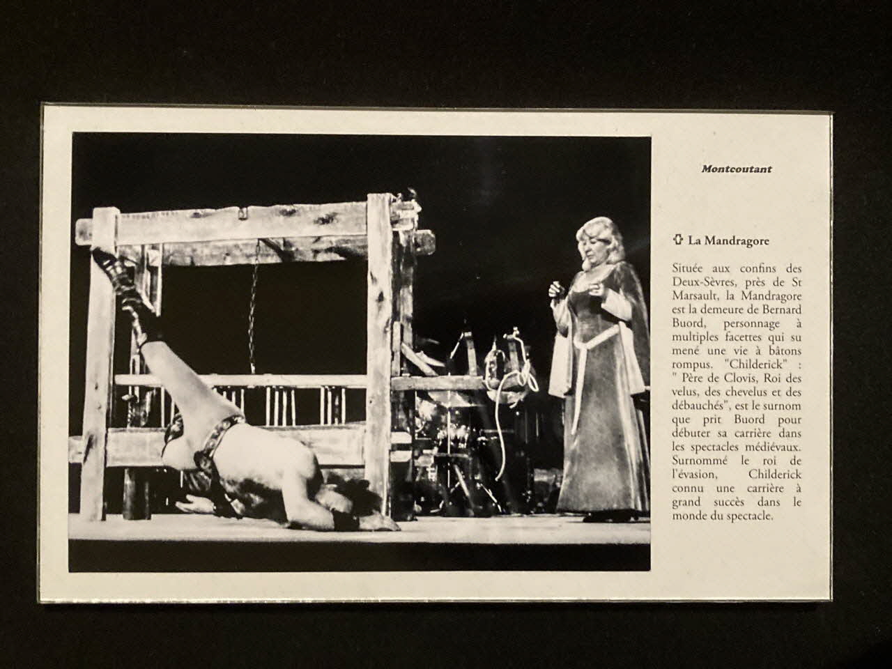Pierre Fisher ; Justin Meekel élément de l'installation Verdure Tour : De la France mystérieuse Poitou-Charentes, France 2009/7/8-2009/8/13 2020.44.1.38 Photo Mucem