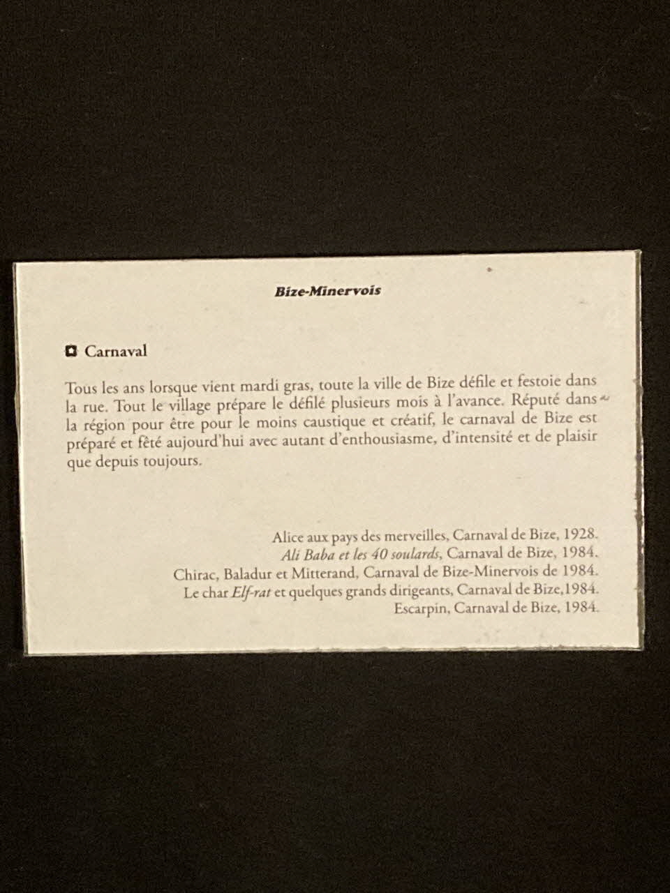 Pierre Fisher ; Justin Meekel élément de l'installation Verdure Tour : De la France mystérieuse Languedoc-Roussillon, France 2009/7/8-2009/8/13 2020.44.1.50 Photo Mucem