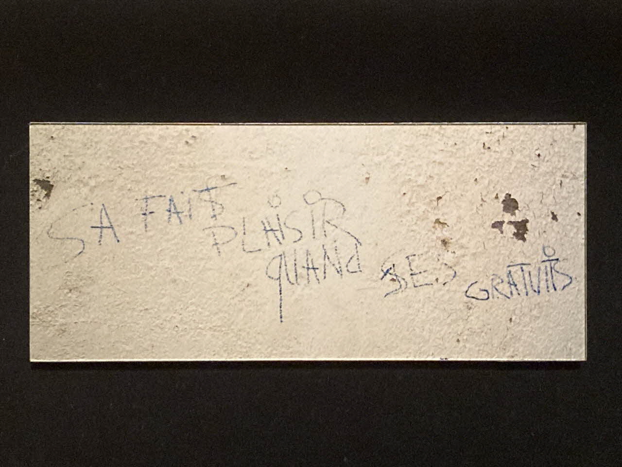 Pierre Fisher ; Justin Meekel élément de l'installation Verdure Tour : De la France mystérieuse Provence-Alpes-Côte d'Azur, France 2009/7/8-2009/8/13 2020.44.1.61 Photo Mucem