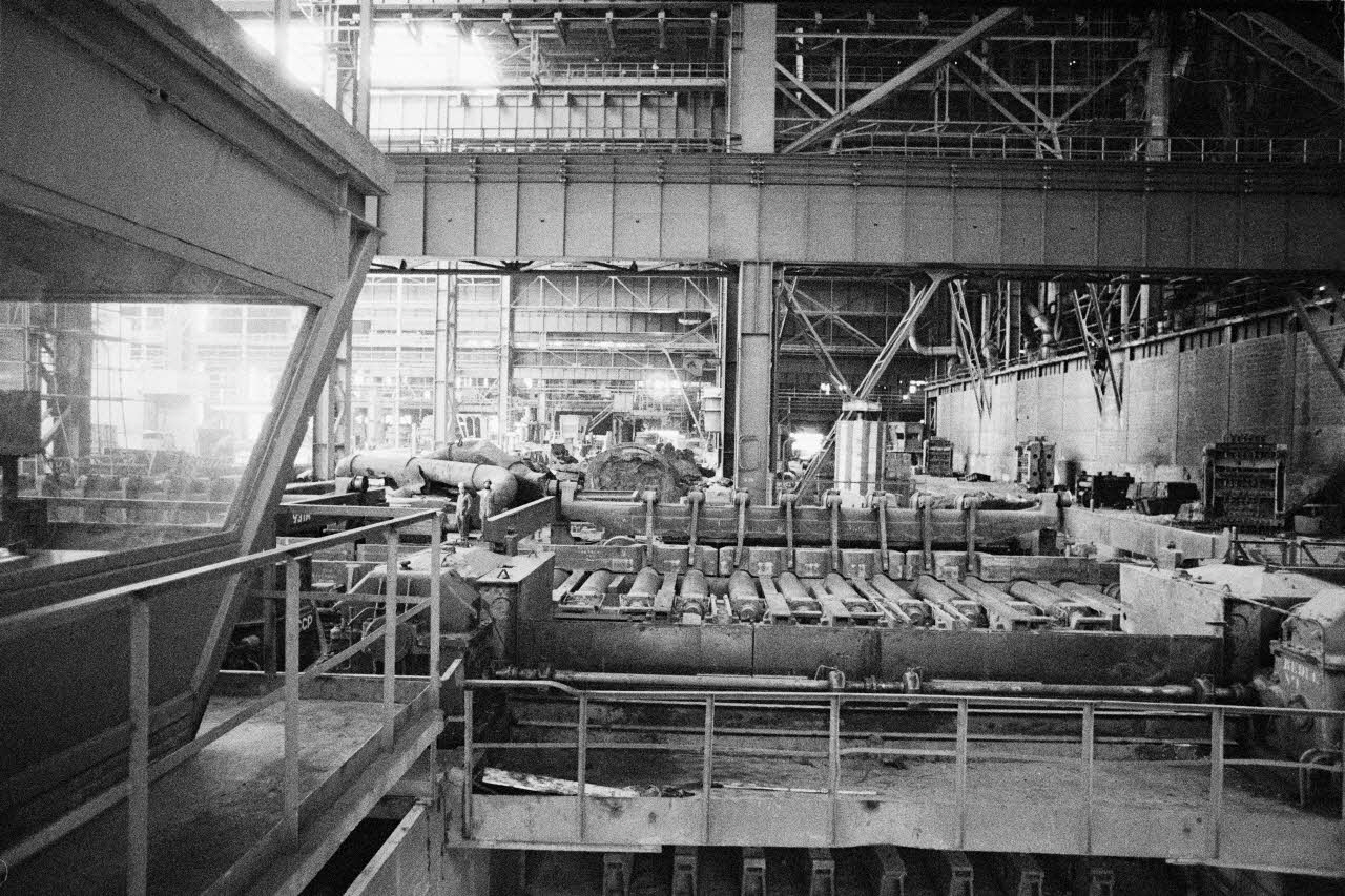 Alain Leloup ; Studio AZA tirage photographique Usine Annaba, Algérie 1979 2021.1.19 Photo Collection Mucem  Alain Leloup