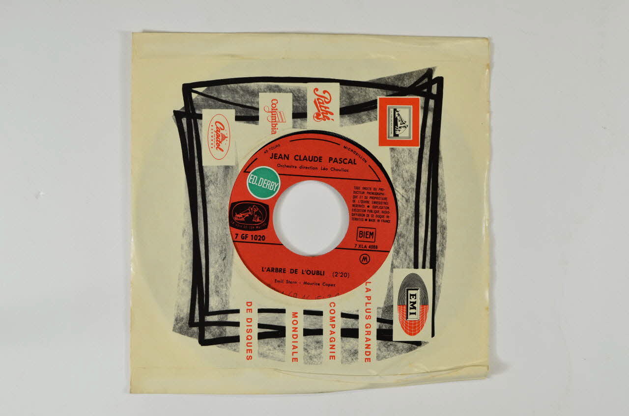disque 45 tours L'arbre de l'oubli 2001.69.16.1543.1-2 Photo Mucem