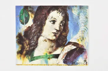 Stichting Aids Fonds - Fonds Néerlandais De Soutien carte postale "Angel of Thought " (Ange de la pensée) Pays-Bas 1998 2002.126.92.2 Photo Mucem