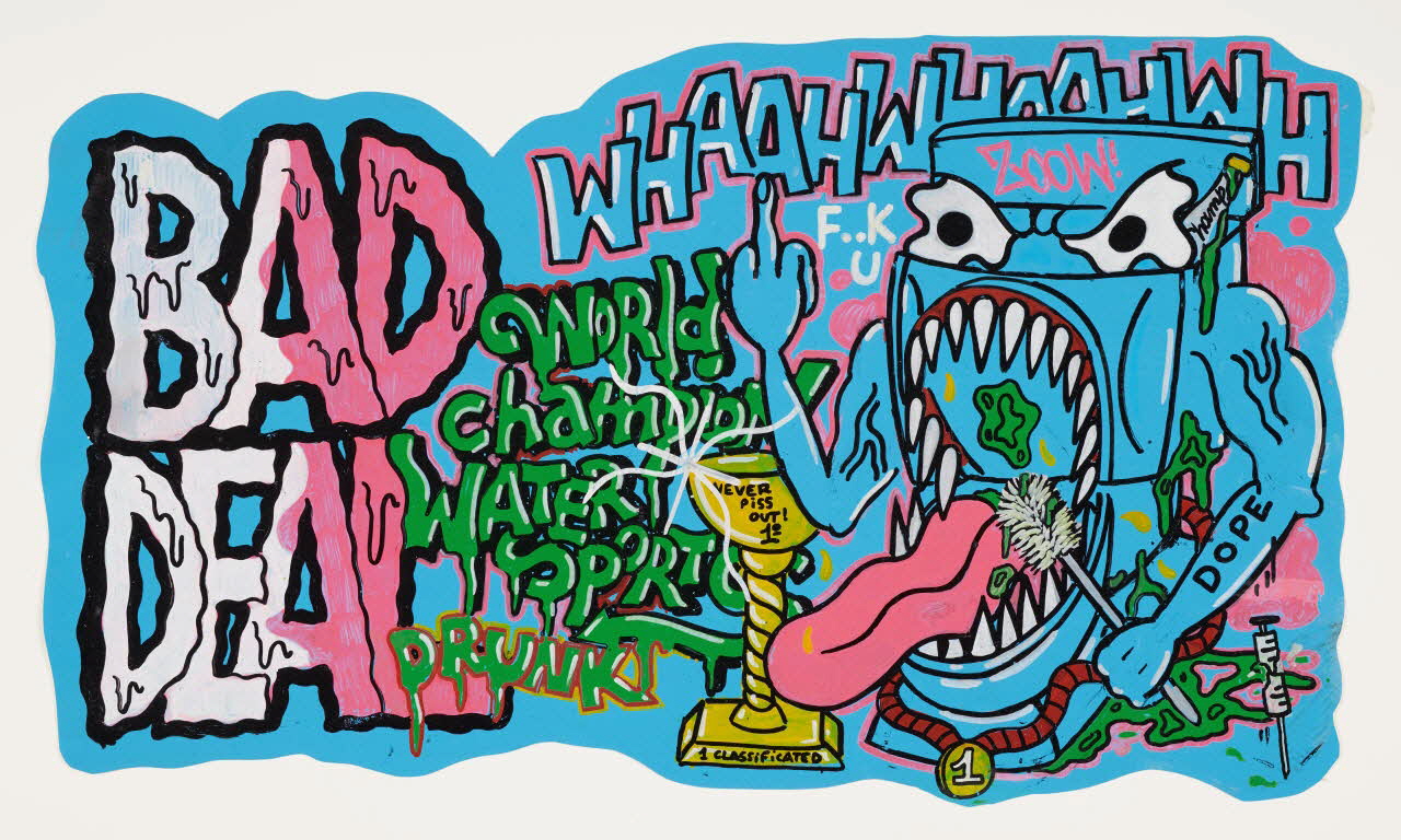 Zoow24 autocollant Unique handmade sticker Lombardie, Italie 2015-2016 2020.22.26 Photo Mucem / Marianne Kuhn