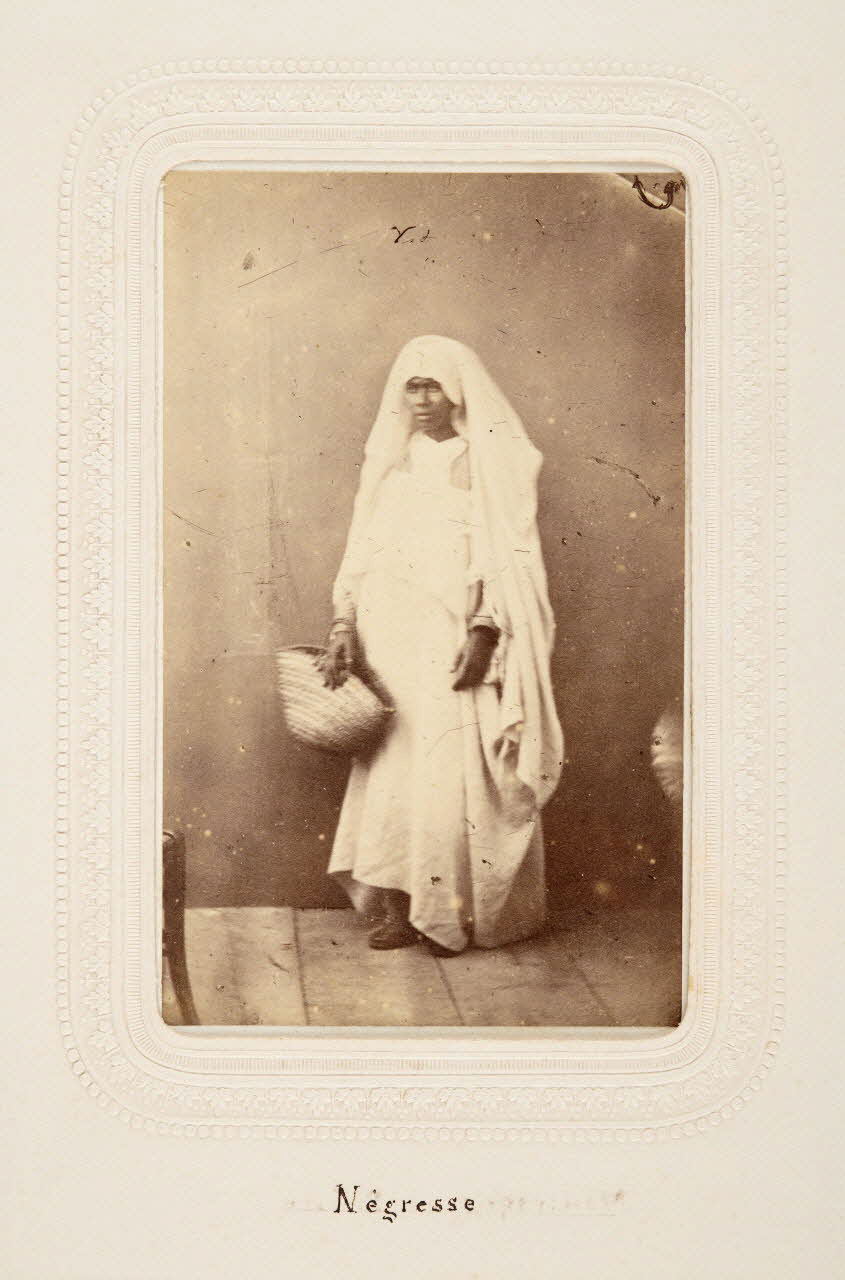 Dubos Frères et Marest tirage photographique Négresse Algérie 1860-1870 2020.41.1.14 Photo Mucem / Marianne Kuhn
