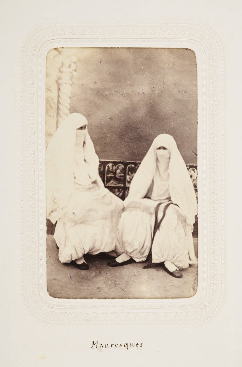 Boyer frères tirage photographique Mauresques Algérie 1860-1870 2020.41.1.15 Photo Mucem / Marianne Kuhn