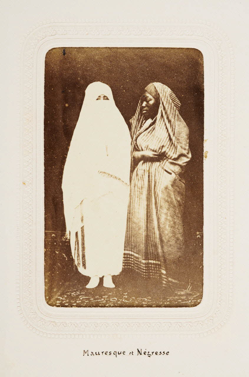 Félix J. Moulin tirage photographique Mauresque et Négresse Algérie 1860-1870 2020.41.1.19 Photo Mucem / Marianne Kuhn