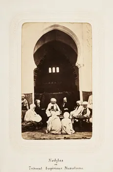 Félix J. Moulin tirage photographique Medjles ou Tribunal Supérieur Musulman Algérie 1860-1870 2020.41.1.28 Photo Mucem / Marianne Kuhn