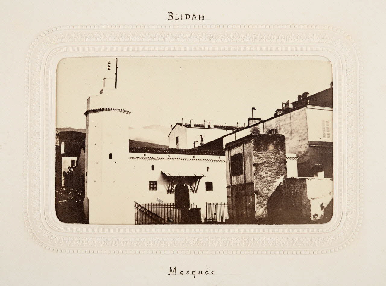 tirage photographique Blidah Mosquée Algérie 1860-1870 2020.41.1.31 Photo Mucem / Marianne Kuhn