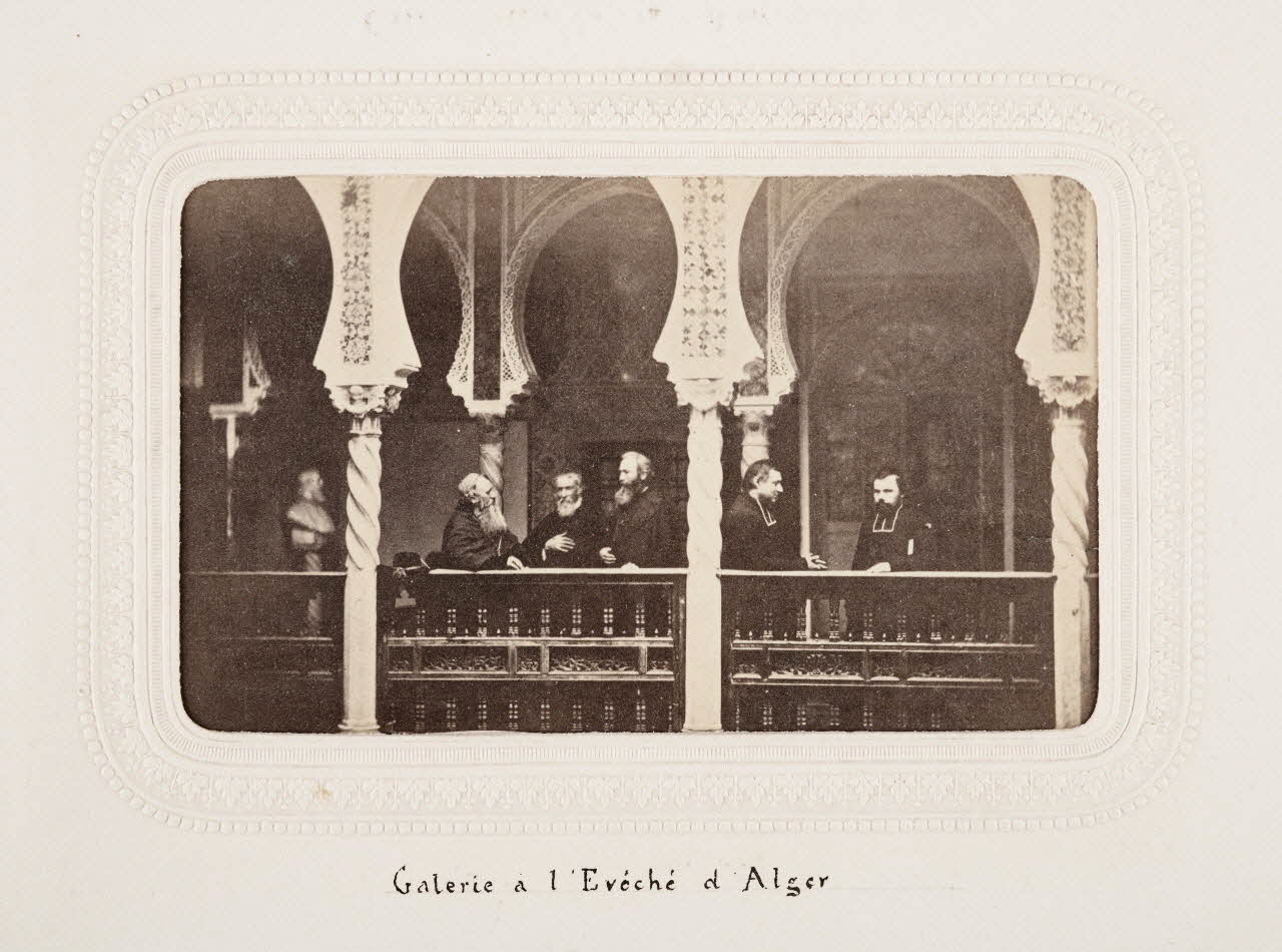 Félix J. Moulin tirage photographique Galerie à l'Evêché d'Alger Algérie 1860-1870 2020.41.1.35 Photo Mucem / Marianne Kuhn