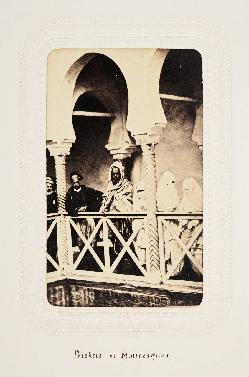 Félix J. Moulin tirage photographique Biskris et Mauresques Algérie 1860-1870 2020.41.1.4 Photo Mucem / Marianne Kuhn