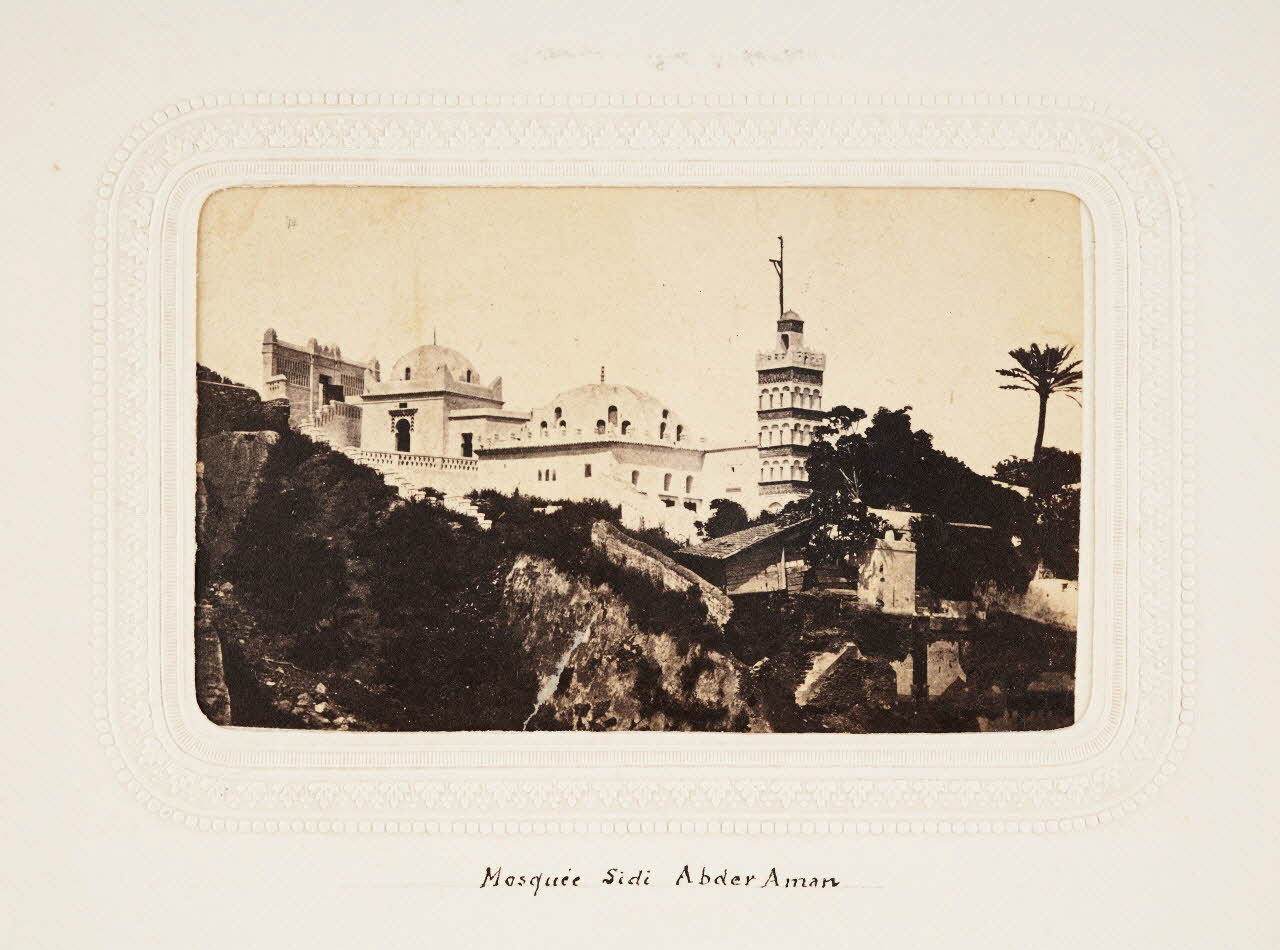 tirage photographique Mosquée Sidi Abder Aman Algérie 1860-1870 2020.41.1.44 Photo Mucem / Marianne Kuhn