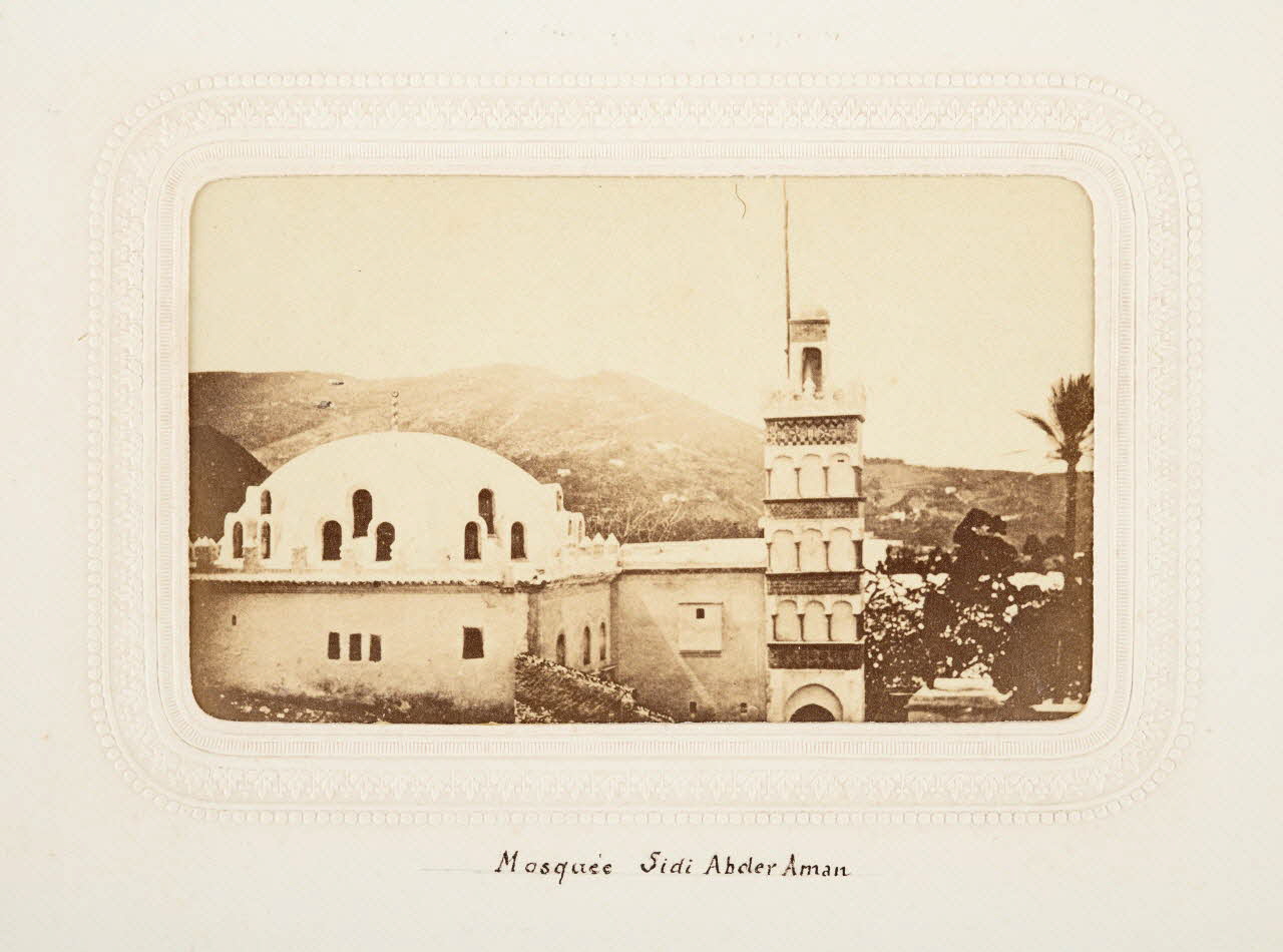 Félix J. Moulin tirage photographique Mosquée Sidi Abder Aman Algérie 1860-1870 2020.41.1.45 Photo Mucem / Marianne Kuhn