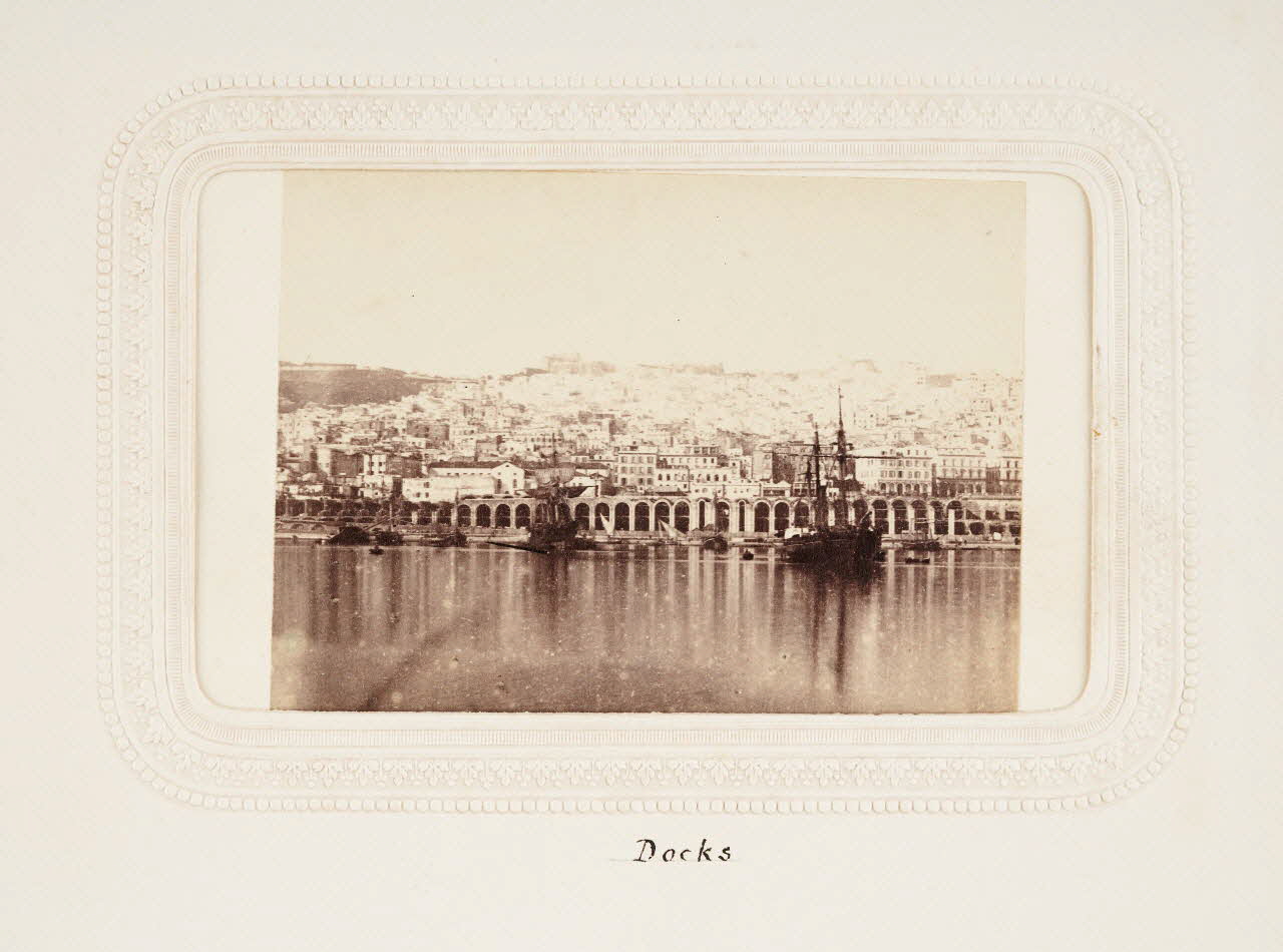 Alary & Geiser tirage photographique Docks Algérie 1860-1870 2020.41.1.47 Photo Mucem / Marianne Kuhn