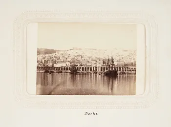 Alary & Geiser tirage photographique Docks Algérie 1860-1870 2020.41.1.47 Photo Mucem / Marianne Kuhn