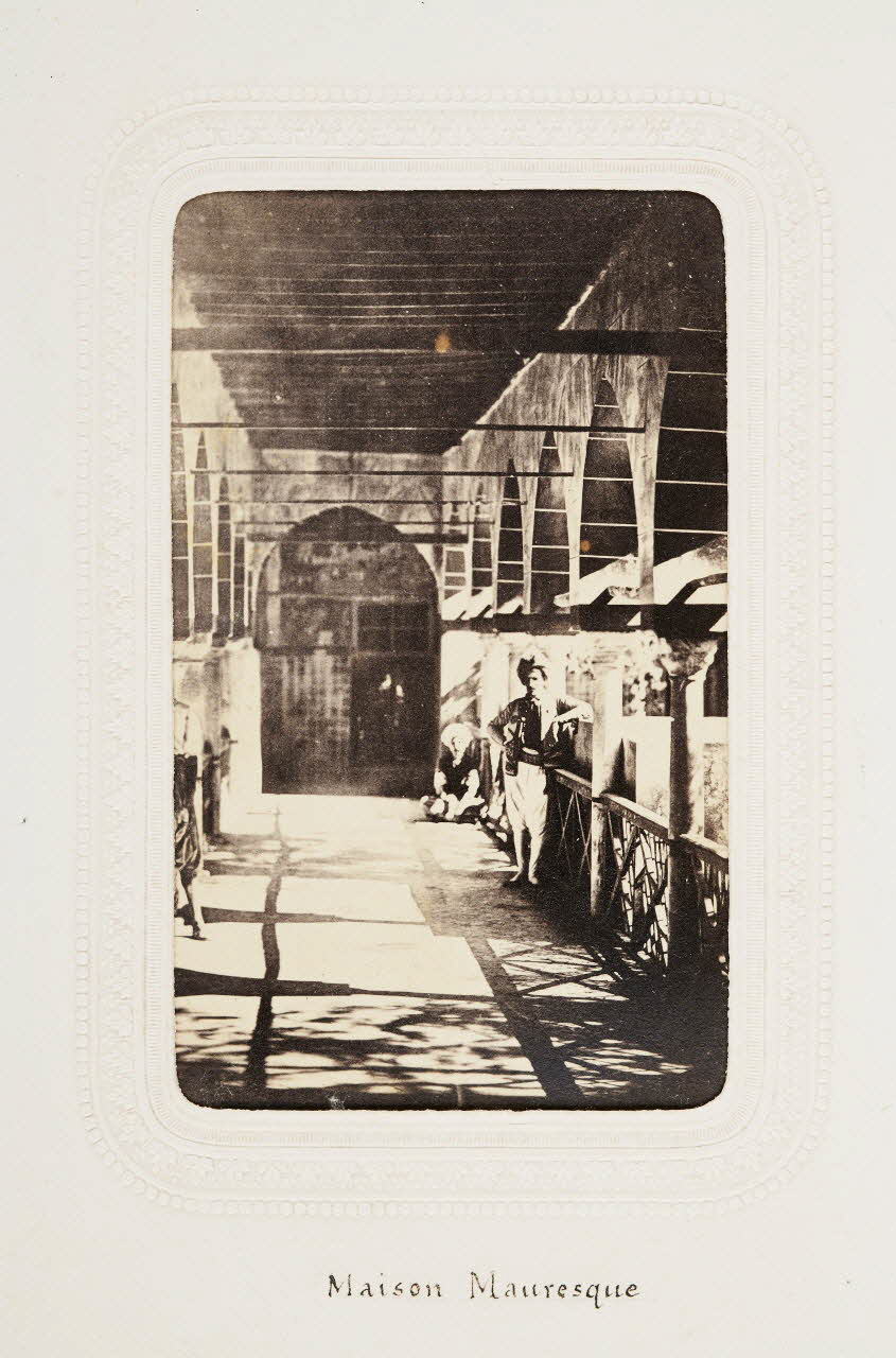 tirage photographique Maison Mauresque Algérie 1860-1870 2020.41.1.5 Photo Mucem / Marianne Kuhn