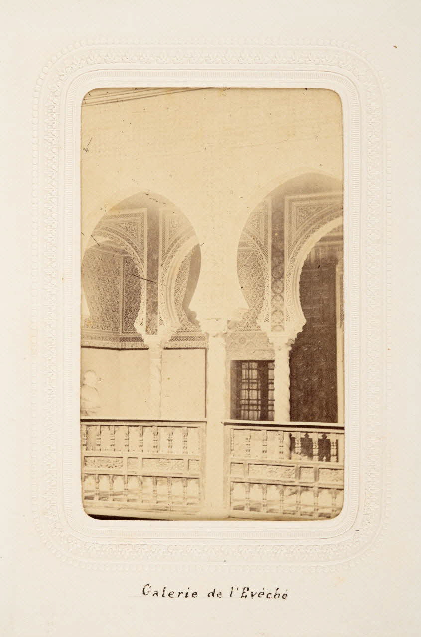 tirage photographique Galerie de l'Evêché Algérie 1860-1870 2020.41.1.60 Photo Mucem / Marianne Kuhn
