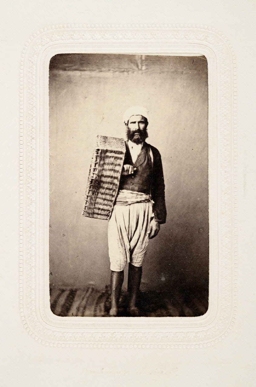Jospeh Trésorier tirage photographique Portrait masculin Algérie 1860-1870 2020.41.1.7 Photo Mucem / Marianne Kuhn