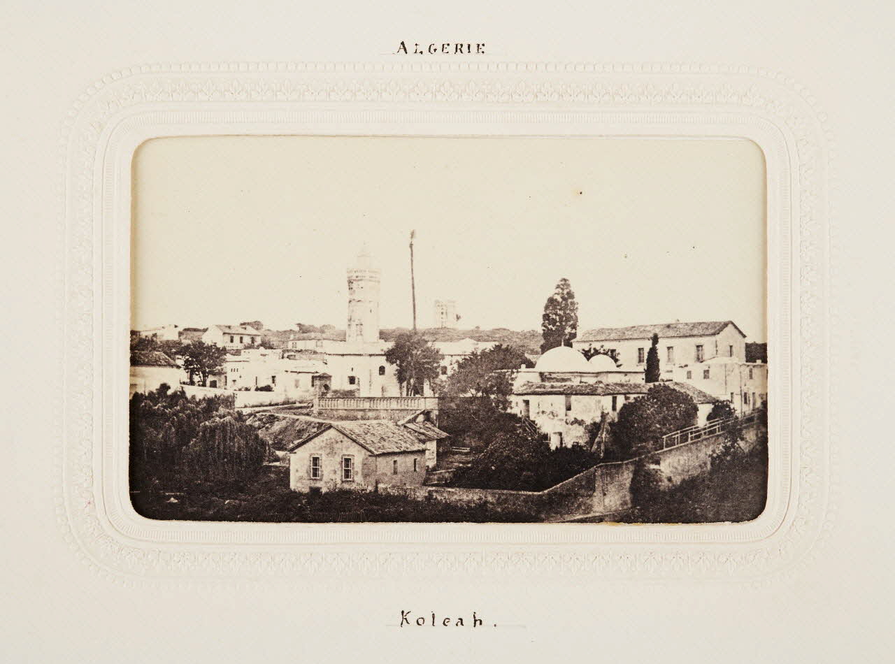 Félix J. Moulin tirage photographique Algérie. Koleah Algérie 1860-1870 2020.41.1.72 Photo Mucem / Marianne Kuhn