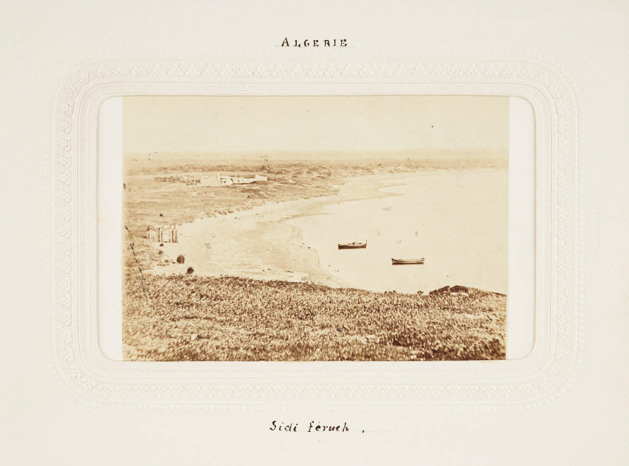 Félix J. Moulin tirage photographique Algérie. Sidi Feruch Algérie 1860-1870 2020.41.1.73 Photo Mucem / Marianne Kuhn