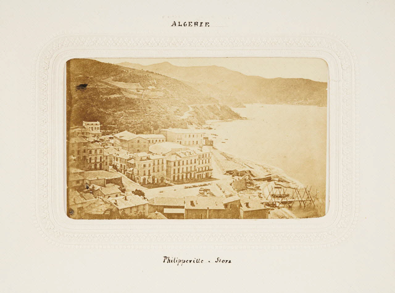 Félix J. Moulin tirage photographique Algérie. Philippeville. Stora Algérie 1860-1870 2020.41.1.77 Photo Mucem / Marianne Kuhn