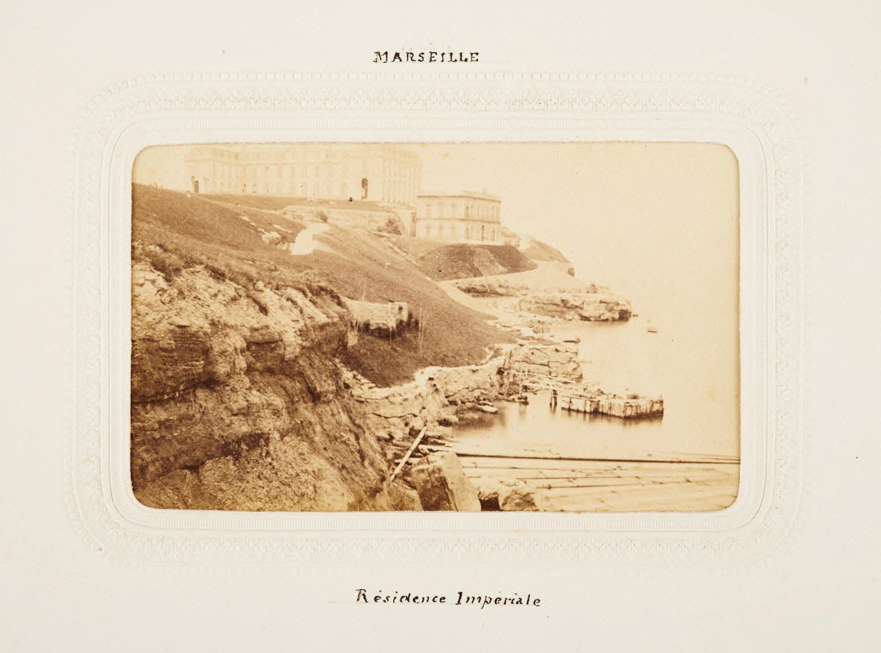 Collé et Vérane tirage photographique Marseille. Résidence impériale Provence-Alpes-Côte d'Azur, France 1860-1870 2020.41.1.79 Photo Mucem / Marianne Kuhn