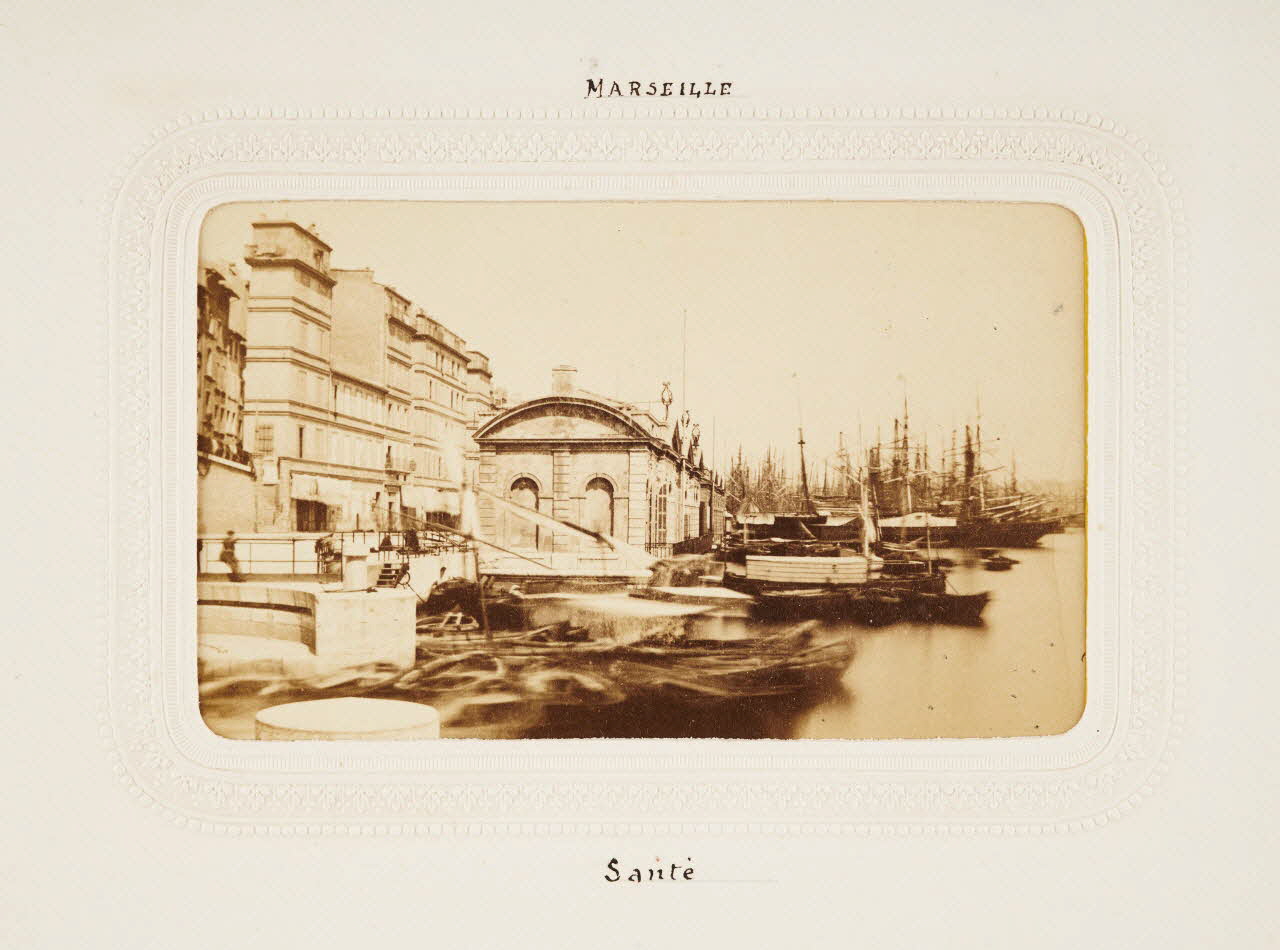 Collé et Vérane tirage photographique Marseille. Santé Provence-Alpes-Côte d'Azur, France 1860-1870 2020.41.1.80 Photo Mucem / Marianne Kuhn