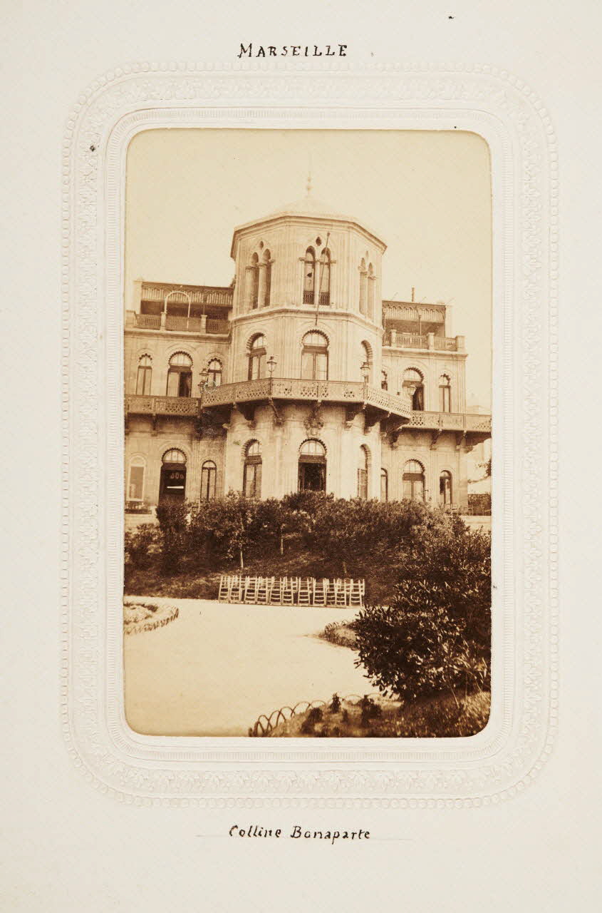 Collé et Vérane tirage photographique Marseille. Colline Bonaparte Provence-Alpes-Côte d'Azur, France 1860-1870 2020.41.1.92 Photo Mucem / Marianne Kuhn