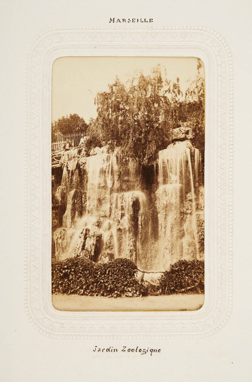 Collé et Vérane tirage photographique Marseille. Jardin Zoologique Provence-Alpes-Côte d'Azur, France 1860-1870 2020.41.1.93 Photo Mucem / Marianne Kuhn