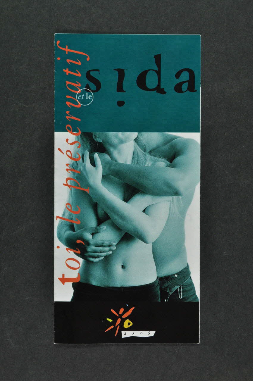 Ajcs (Action Jeunes Conseil Santé) Dépliant "Toi, le préservatif et le sida" France 1997/11 2002.127.10 Photo Mucem