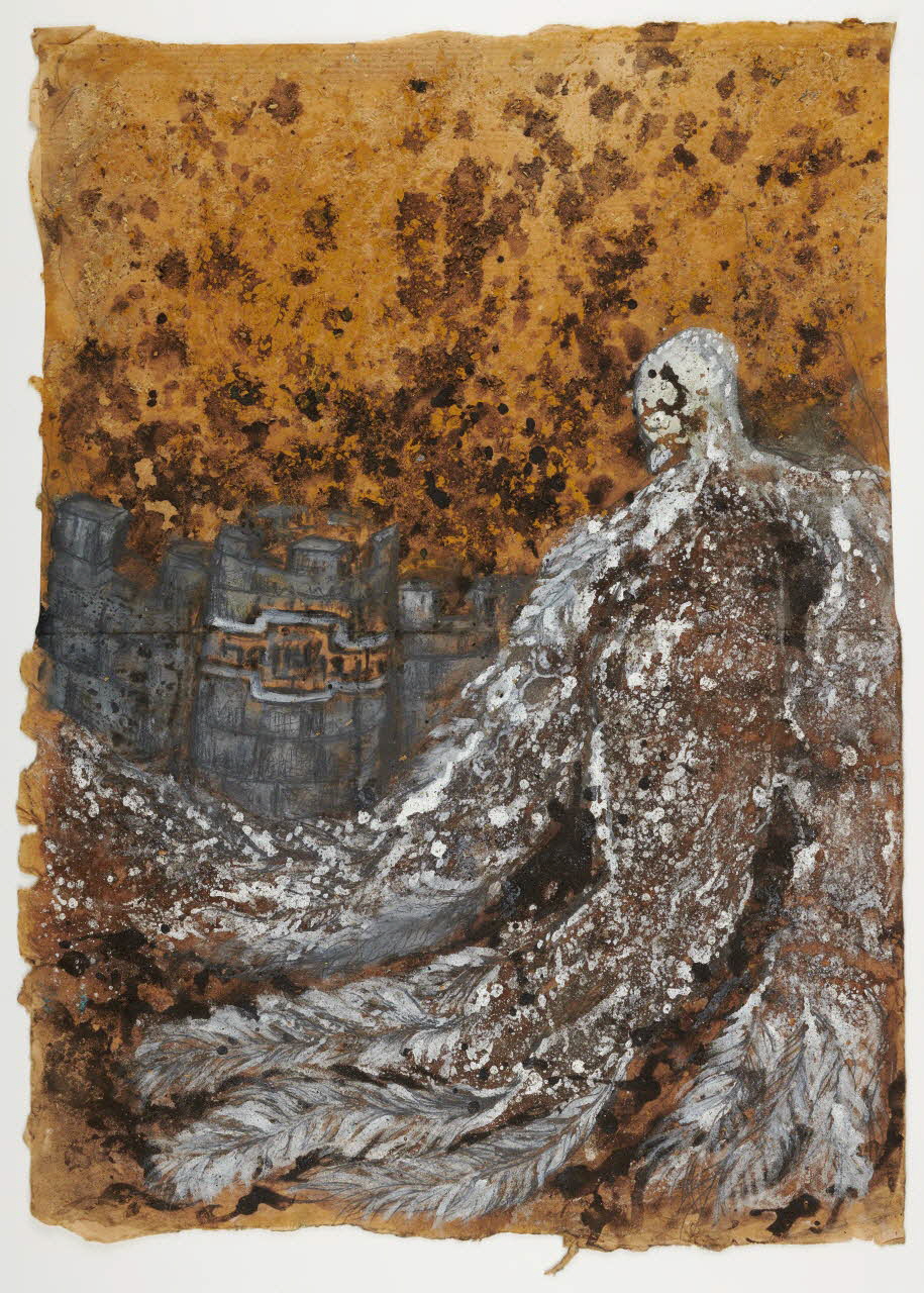 Zehra Dogan dessin De Diyarbakir, pour le collectif de Martigues Anatolie du Sud-Est, Turquie 2017/12/12 2019.12.8 Photo Mucem / Marianne Kuhn