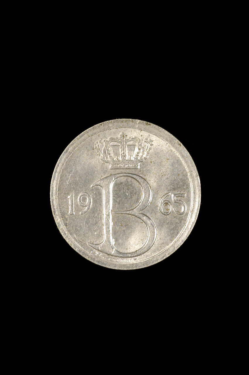 pièce de monnaie Belgique 1965 1973.47.43 Photo Mucem/Virginie Louis