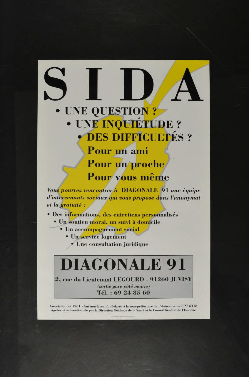 affiche "SIDA" 2002.127.145 Photo Mucem