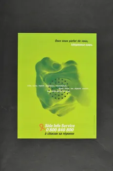 Sida Info Service - Ligne Azur affiche "Osez nous parler de vous, téléphonez nous." France 1997 2002.127.146.2  Photo Mucem
