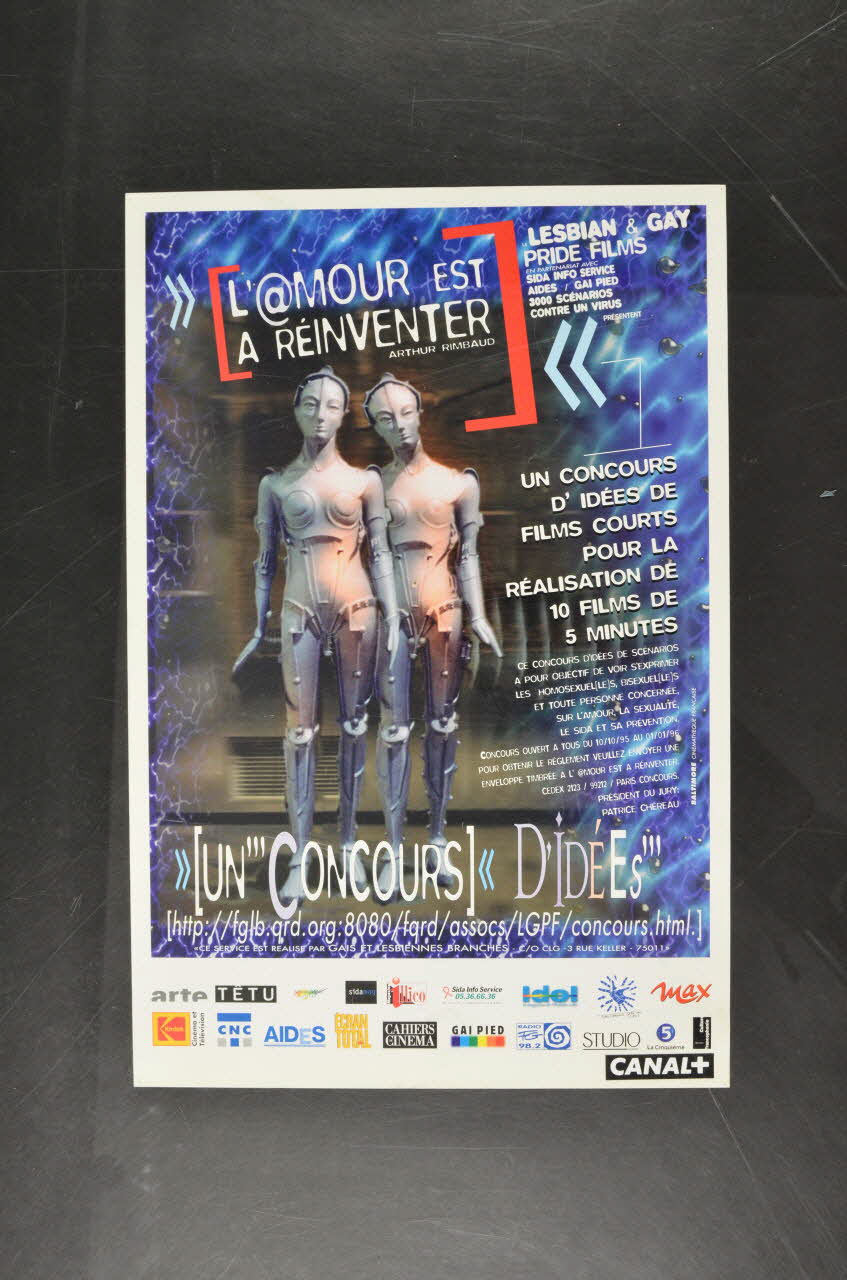 Lesbian & Gay Pride Films affiche UN CONCOURS D'IDÉES France 1995 2002.127.159 Photo Mucem