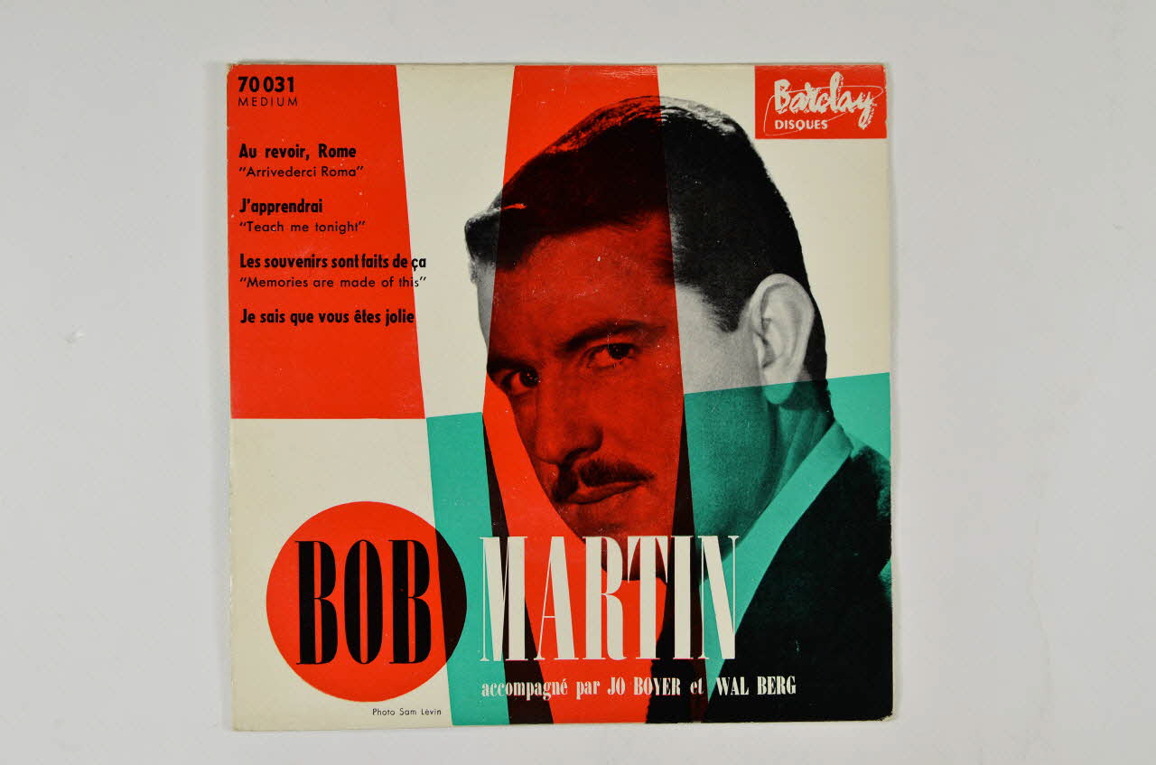 disque 45 tours Je sais que vous êtes jolie 2001.69.16.1657.1-2 Photo Mucem