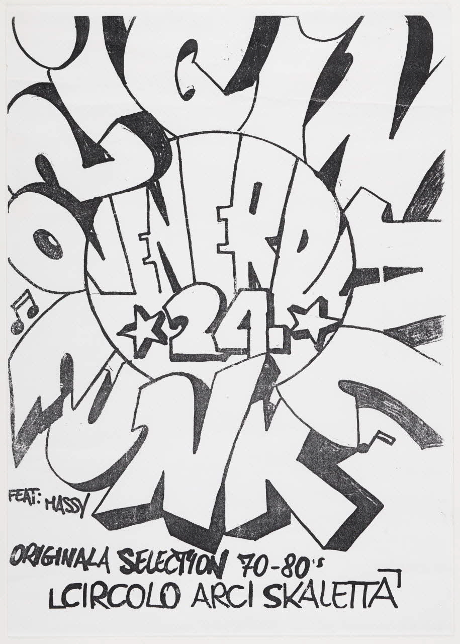 Agent affiche Original Funk Ligurie, Italie 2002 2021.3.7 Photo Mucem / Marianne Kuhn